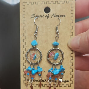 Dreamcatcher Bohemian Earrings Spirit Of Nature